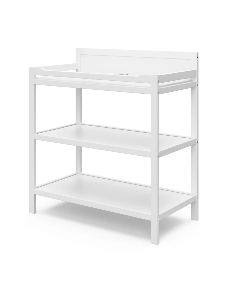 Storkcraft Alpine Changing Table (Gray) - Includes Water Resistant Changing Pad
