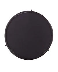 Southern Enterprises Kanabi Round Farmhouse Style End Table