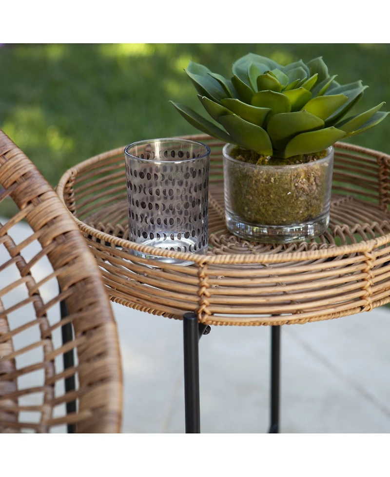 Southern Enterprises Marley Indoor or Outdoor 3 Piece Bistro Set