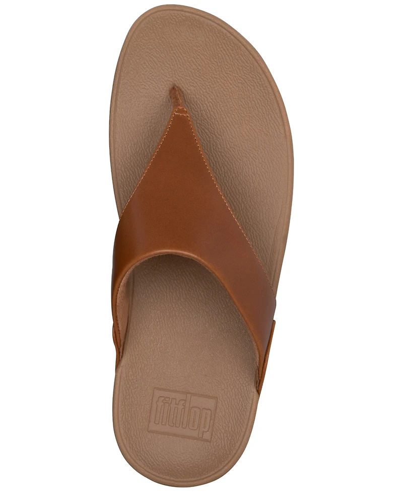 FitFlop Women's Lulu Leather Toe-Thongs Sandals
