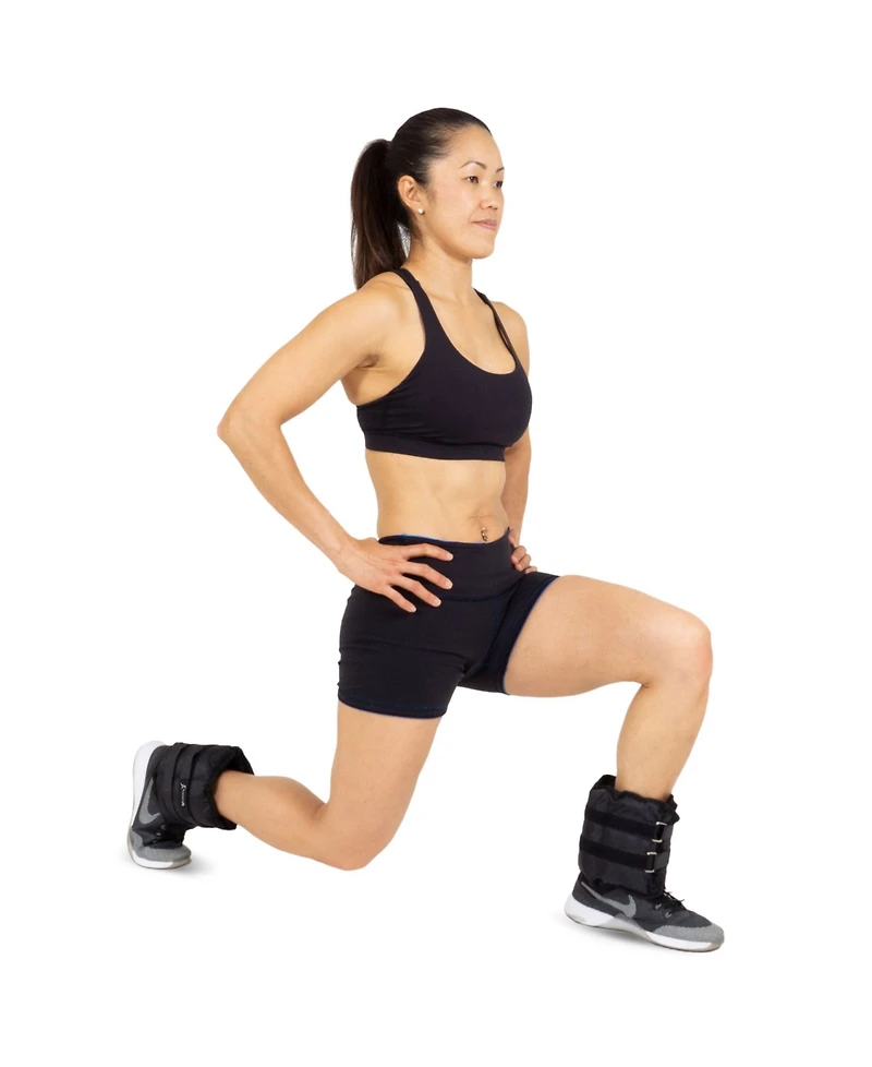 ProsourceFit Ankle Weights 5 lb, Set of 2, Black