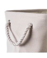 Design Imports Polyester Bin Variegated Rectangle Medium