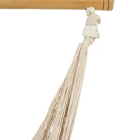 Mayan Hanging Hammock Chair - Extra Large Woven Rope Outdoor Hammock - 330-Pound Capacity - Natural
