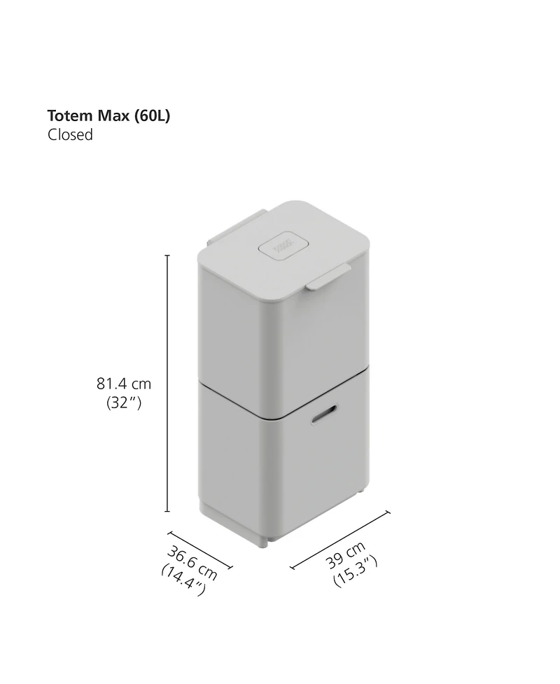 Joseph Joseph Totem Max 60L Waste Separation & Recycling Unit