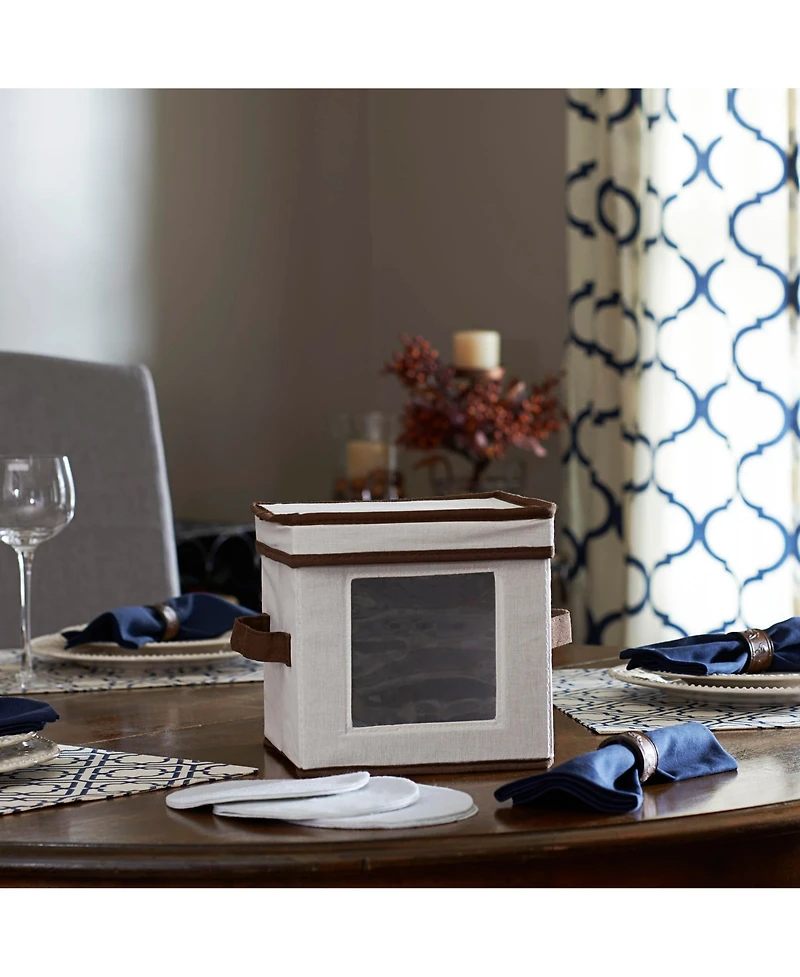 Household Essentials China Plate Storage Box