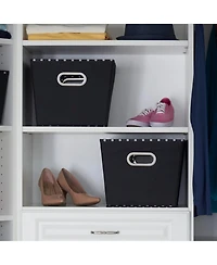 Household Essentials Medium Tapered Bins,Mini Dot