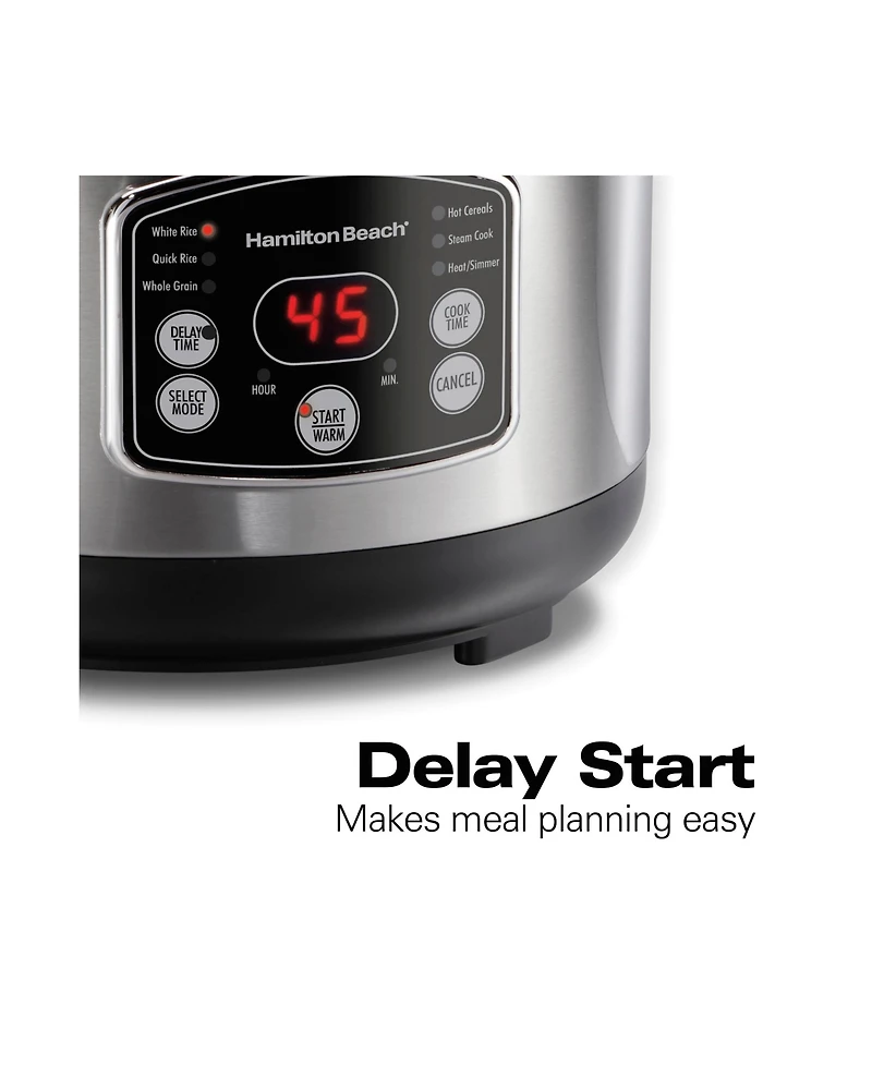 Hamilton Beach Rice/Hot Cereal Cooker - 37548