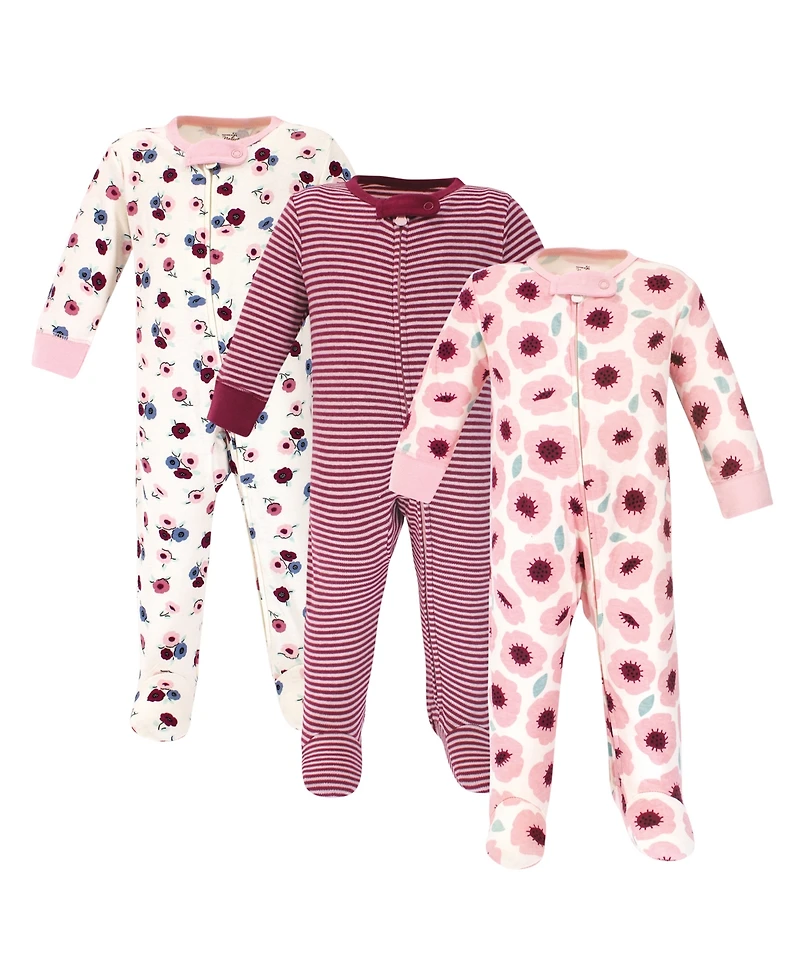 Touched by Nature Baby Girls Natural Cotton Sleep and Play