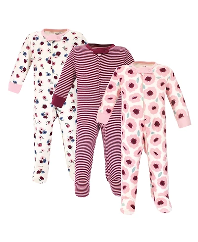 Touched by Nature Baby Girls Natural Cotton Sleep and Play