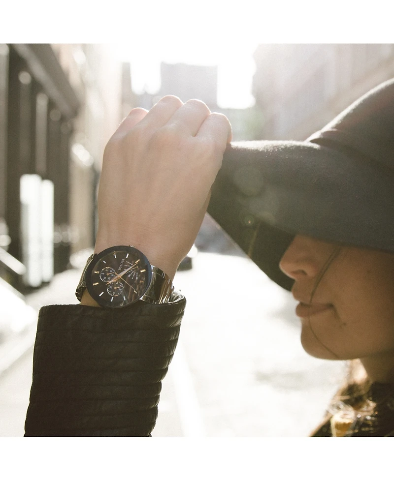 Bulova Men's Futuro Two-Tone Stainless Steel Bracelet Watch 40mm