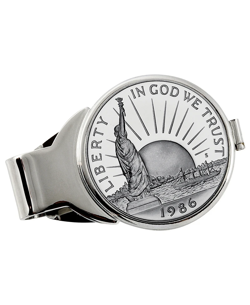 Men's American Coin Treasures Statue of Liberty Commemorative Half Dollar Coin Money Clip