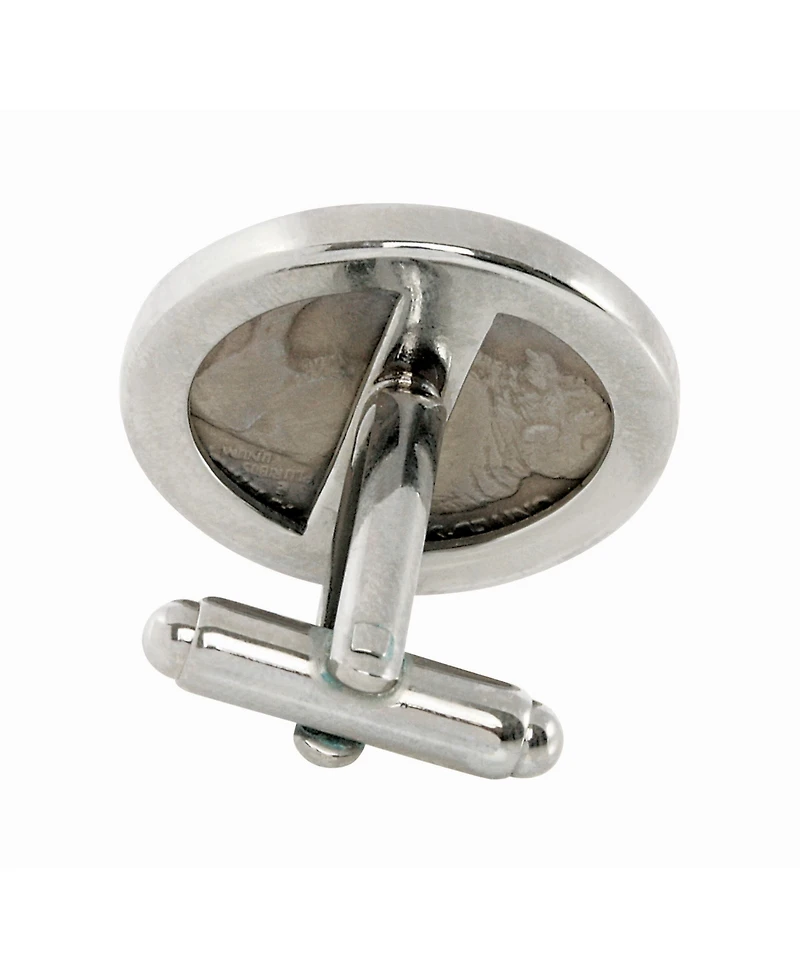 American Coin Treasures Buffalo Nickel Bezel Coin Cuff Links
