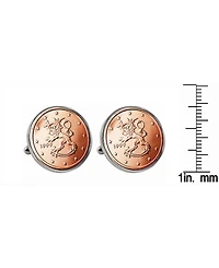 American Coin Treasures Finland 2-Euro Coin Cufflinks