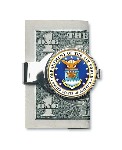 Men's American Coin Treasures Money Clip W/Colorized Air Force Jfk Half Dollar