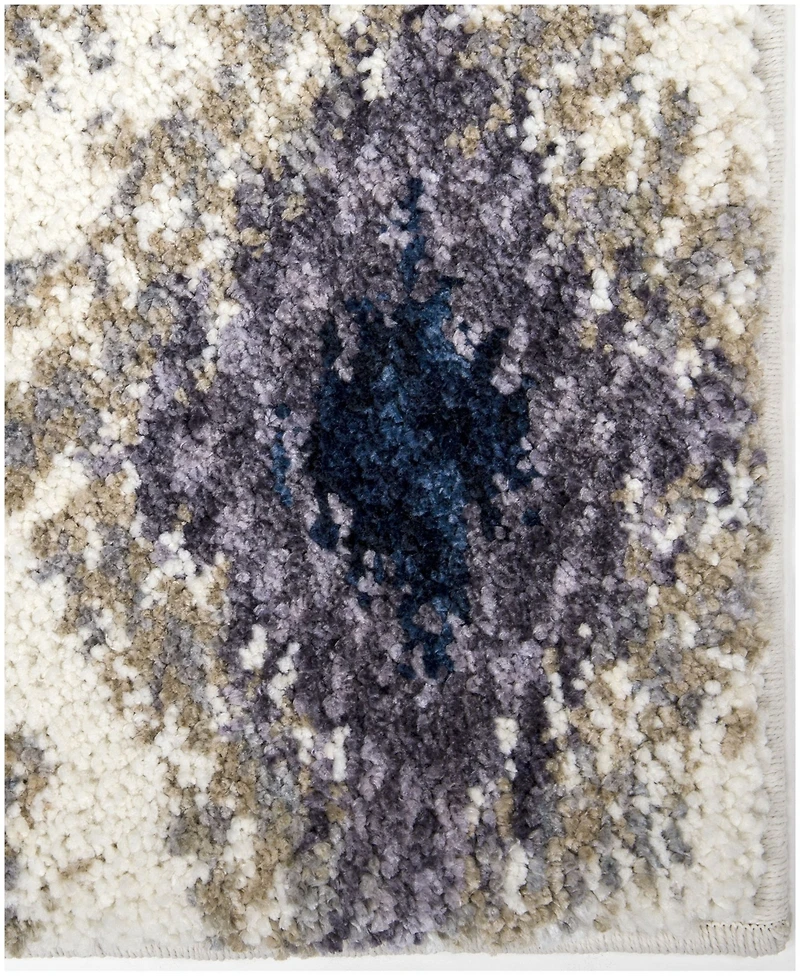 Closeout! Orian Cotton Tail Ikat Diamond Multi 6'7" x 9'6" Area Rug