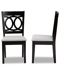 Furniture Lenoir Transitional 2 Piece Dining Chair Set with Seat
