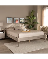 Furniture Cielle French Bohemian Queen Size Bed Frame