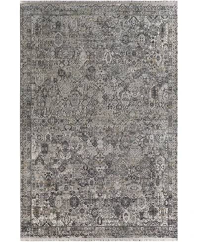 Surya Solar Sor-2313 Gray 3' x 8' Runner Area Rug