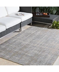 Livabliss Santa Cruz Stz-6013 Mist 5'3" x 7'7" Outdoor Area Rug