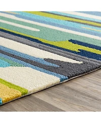 Livabliss Rain Rai-1270 Jade 3' x 5' Outdoor Area Rug