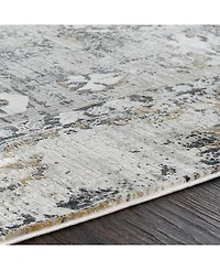 Surya Solar Sor-2308 Charcoal 3' x 9'10" Runner Area Rug