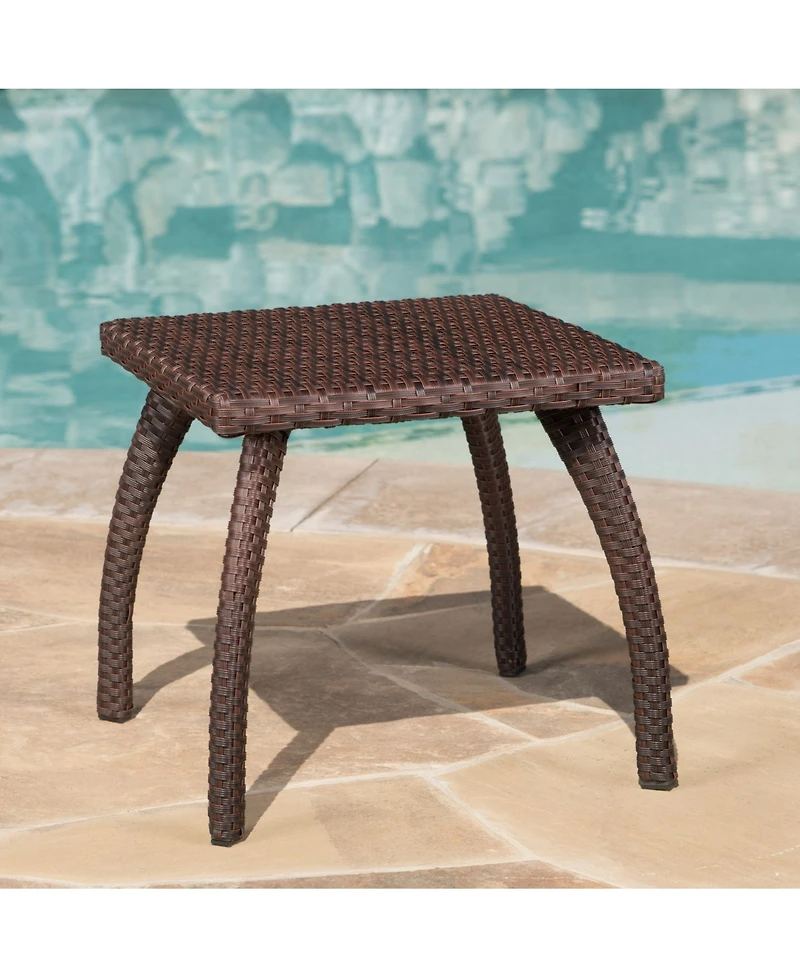 Noble House Bradley 3 Piece Outdoor Chat Set with Cushions