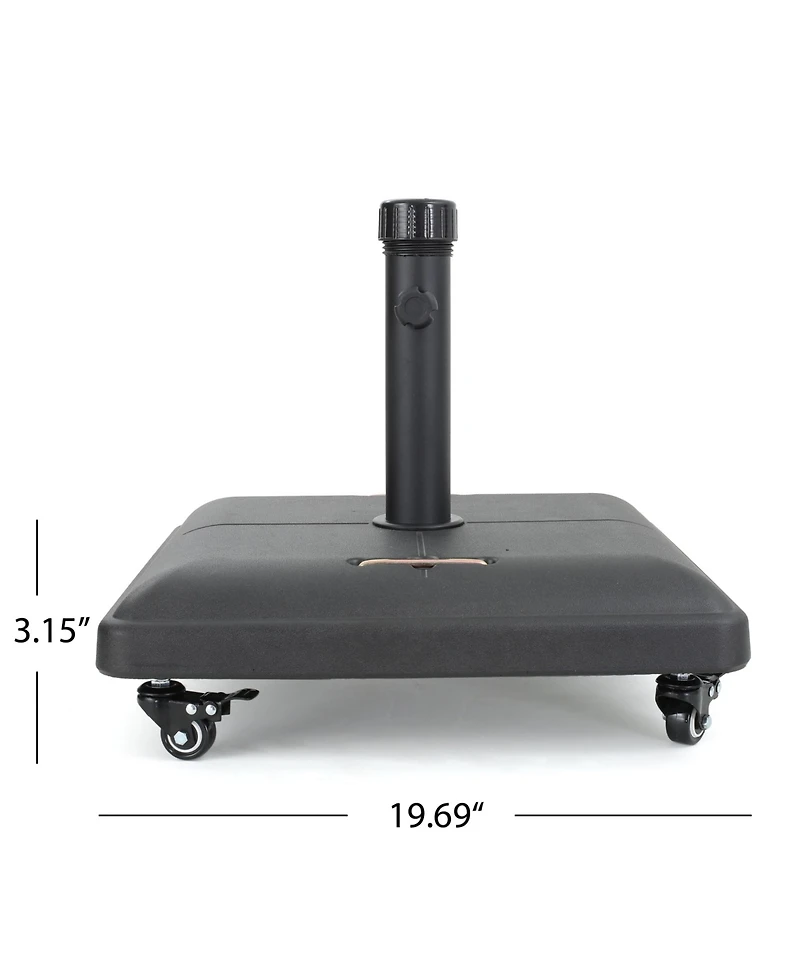 Noble House Hayward Square Umbrella Base with Wheels