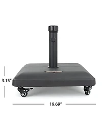 Noble House Hayward Square Umbrella Base with Wheels