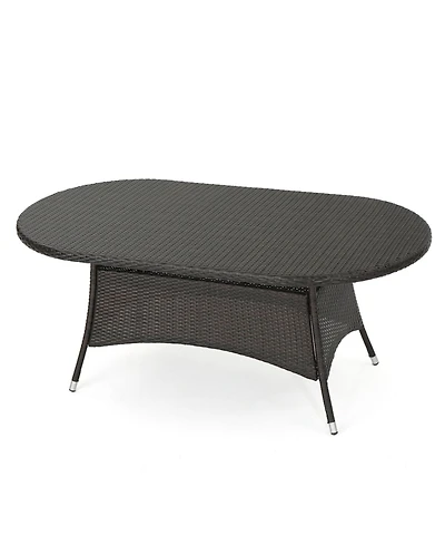 Noble House Sambrera Outdoor Oval Dining Table