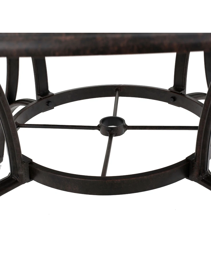 Noble House Alfresco Outdoor Cast Circular Dining Table