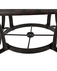 Noble House Alfresco Outdoor Cast Circular Dining Table