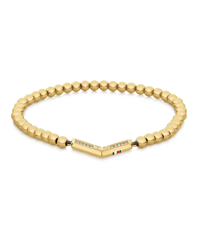 Tommy Hilfiger Women's Gold-Tone Bead Bracelet