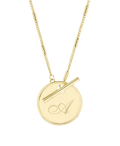 brook & york Grace Initial Toggle Necklace