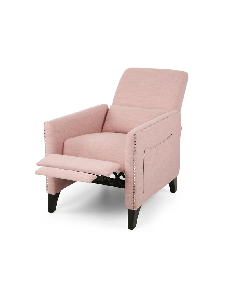 Noble House Alscot Contemporary Push Back Recliner