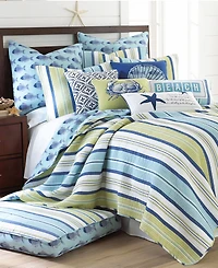 Levtex Bayport Beach Stripe Decorative Pillow, 12" x 24"