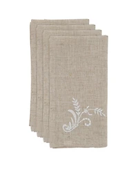 Saro Lifestyle Embroidered Placemat Set of 4
