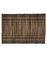 Saro Lifestyle Striped Water Hyacinth Placemat Set of 4
