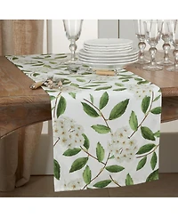 Saro Lifestyle Floral Runner