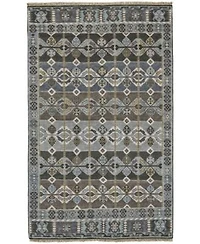 Simply Woven Roselyn R6130 Slate Area Rug