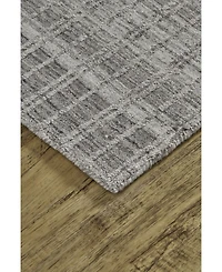 Feizy Odell R6385 Gray 3'6" x 5'6" Area Rug