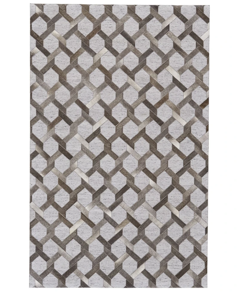 Feizy Fannin R0752 Slate 2' x 3' Area Rug