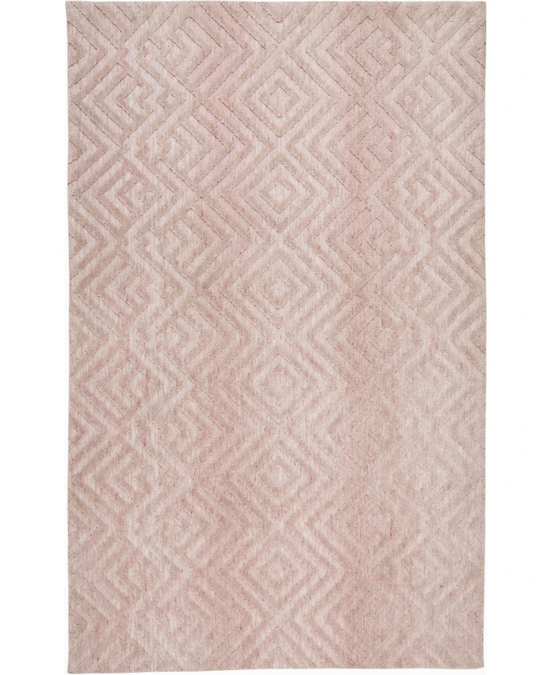 Feizy Colton R8792 Rose 3'6" x 5'6" Area Rug