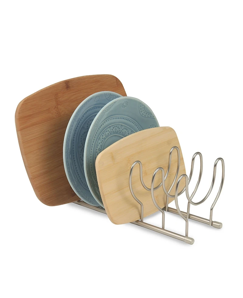 Spectrum Diversified Euro Arch Kitchen Lid Organizer For Plates