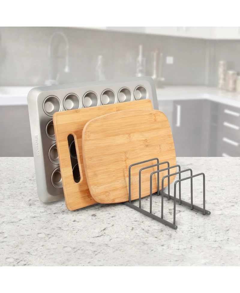 Spectrum Diversified Euro Kitchen Lid Organizer For Plates