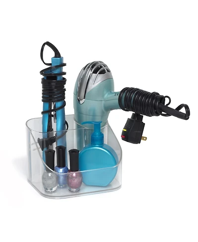 Spectrum Contour Countertop Hair Dryer Accessory Organizer