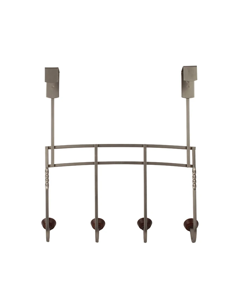 Spectrum Cambridge Over The Door 4-Hook Rack
