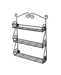 Spectrum Scroll Wall Mount 3-Tier Spice Rack