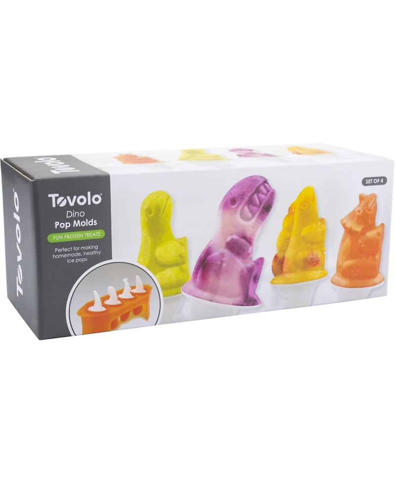Tovolo Dino Pop Mold Set Of 4