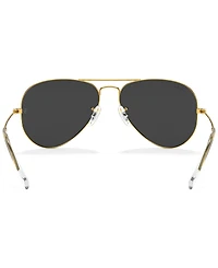 Ray-Ban Unisex Polarized Sunglasses, RB3025 Aviator Classic