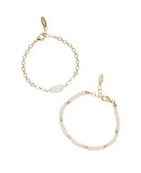 Ettika Pretty in Pearls Bracelet Set